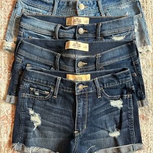 HOLLISTER BUNDLE Blue Jeans Shorts